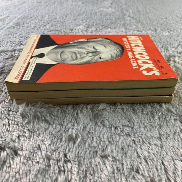 Vintage Mystery Magazine Lot Alfred Hitchcock Ellery Queen May Dec 1971 Feb 1974 - Picture 14 of 16